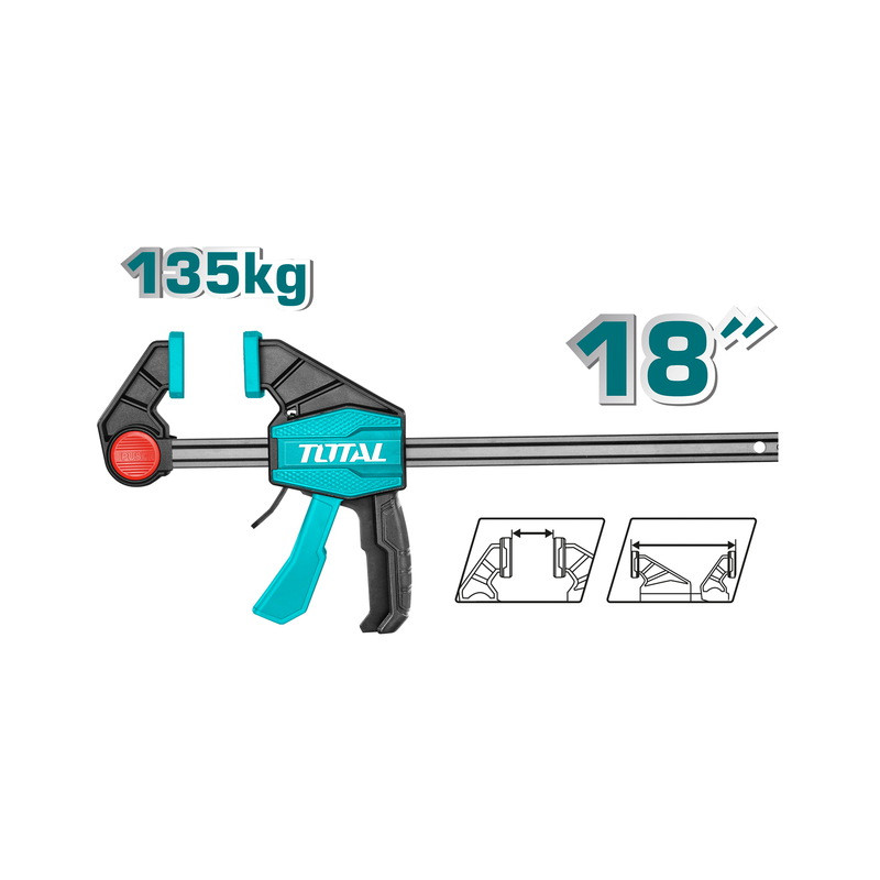 TOTAL ΕΠΑΓΓ. ΣΦΙΓΚΤΗΡΑΣ ΜΑΡΑΓΚΩΝ ΑΥΤΟΜΑΤΟΣ 18" / 80X450mm