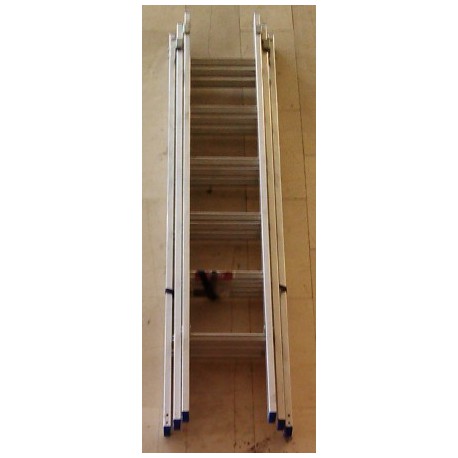 Σκάλες αλουμινίου τριπλές 3x9
